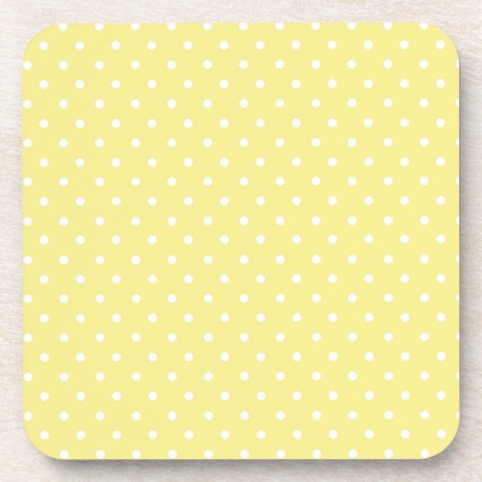 Polka-Punktmuster Getränkeuntersetzer (Vorderseite)