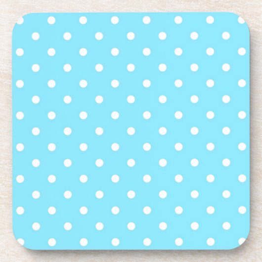 Polka-Punktmuster Getränkeuntersetzer (Vorderseite)