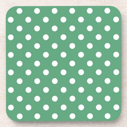 Polka-Punktmuster Getränkeuntersetzer (Vorderseite)