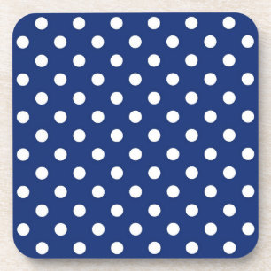 Polka-Punktmuster Getränkeuntersetzer