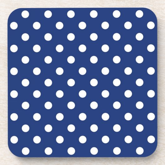 Polka-Punktmuster Getränkeuntersetzer (Vorderseite)