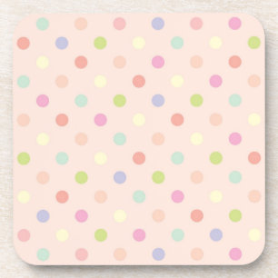 Polka-Punktmuster Getränkeuntersetzer