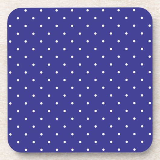 Polka-Punktmuster Getränkeuntersetzer (Vorderseite)