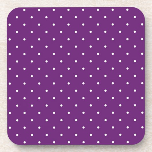Polka-Punktmuster Getränkeuntersetzer (Vorderseite)