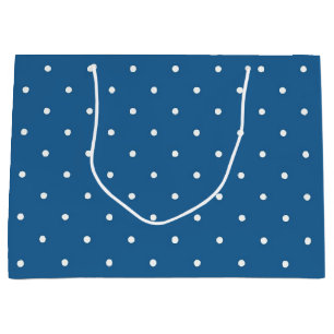 Polka-Punktmuster Große Geschenktüte