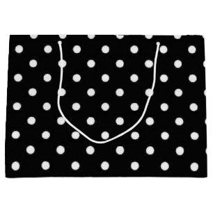Polka-Punktmuster Große Geschenktüte
