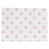 Polka-Punktmuster Große Geschenktüte (Rückseite)