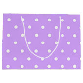 Polka-Punktmuster Große Geschenktüte (Rückseite)