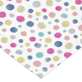 Polka-Punktmuster Großer Tischläufer (Ecke)