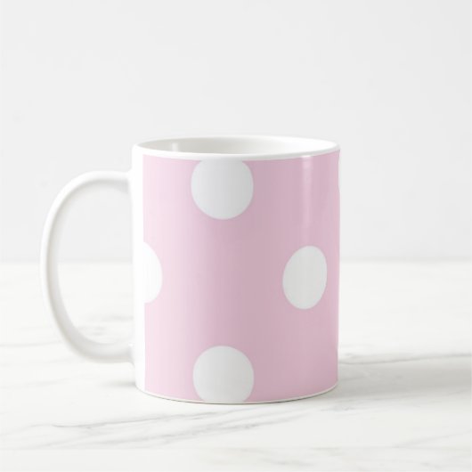Polka-Punktmuster Kaffeetasse (Links)
