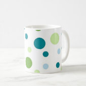 Polka-Punktmuster Kaffeetasse (VorderseiteRechts)