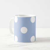 Polka-Punktmuster Kaffeetasse (Vorderseite Links)
