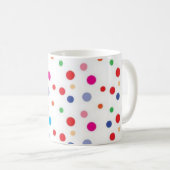 Polka-Punktmuster Kaffeetasse (VorderseiteRechts)