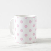 Polka-Punktmuster Kaffeetasse (Vorderseite Links)