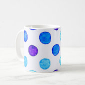 Polka-Punktmuster Kaffeetasse (Vorderseite Links)