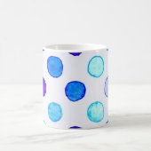 Polka-Punktmuster Kaffeetasse (Mittel)