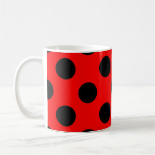 Polka-Punktmuster Kaffeetasse