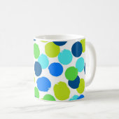Polka-Punktmuster Kaffeetasse (VorderseiteRechts)
