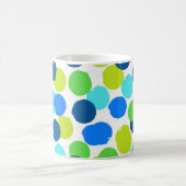 Polka-Punktmuster Kaffeetasse (Mittel)