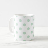 Polka-Punktmuster Kaffeetasse (Vorderseite Links)