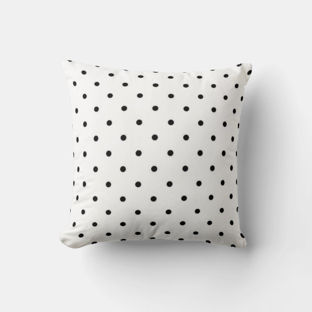 Polka-Punktmuster Kissen (Vorderseite)