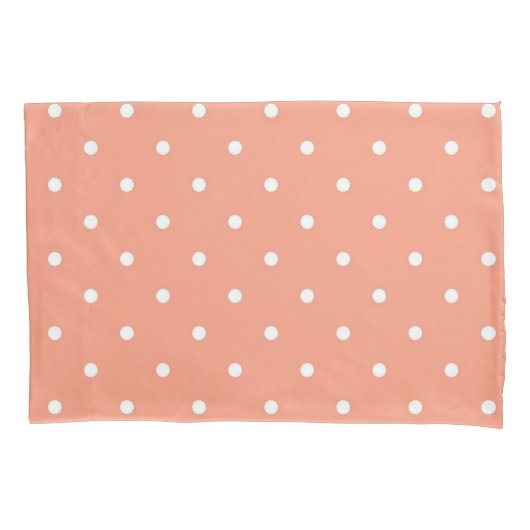 Polka-Punktmuster Kissenbezug (Vorderseite)