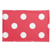 Polka-Punktmuster Kissenbezug (Rückseite)