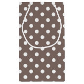 Polka-Punktmuster Kleine Geschenktüte (Rückseite)