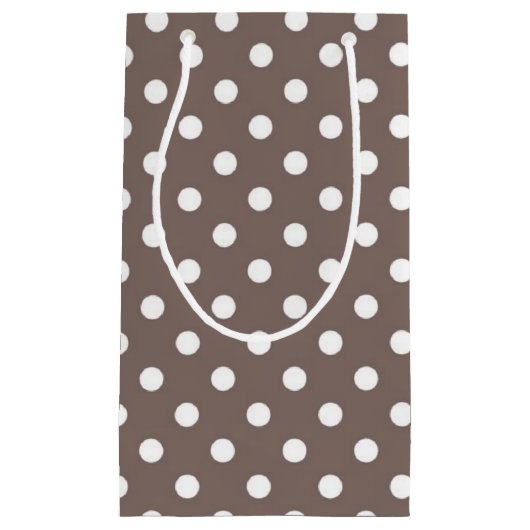 Polka-Punktmuster Kleine Geschenktüte (Vorderseite)