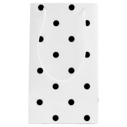 Polka-Punktmuster Kleine Geschenktüte (Vorderseite)