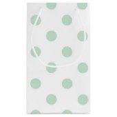 Polka-Punktmuster Kleine Geschenktüte (Rückseite)