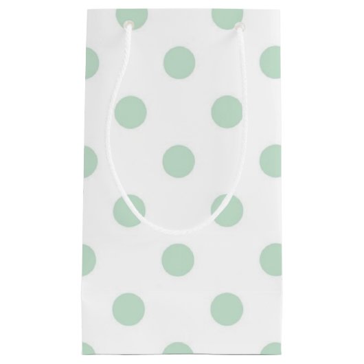 Polka-Punktmuster Kleine Geschenktüte (Vorderseite)