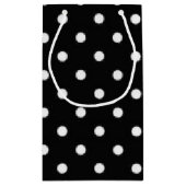 Polka-Punktmuster Kleine Geschenktüte (Rückseite)