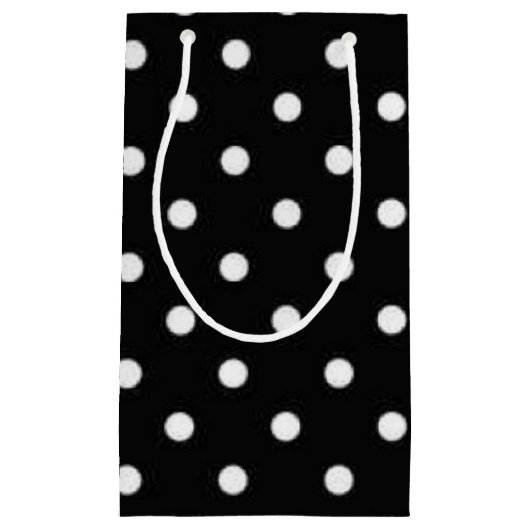 Polka-Punktmuster Kleine Geschenktüte (Vorderseite)