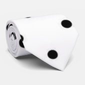 Polka-Punktmuster Krawatte (Gerollt)