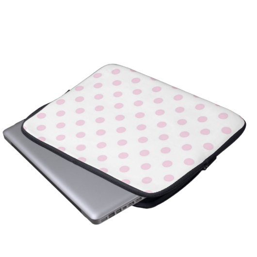 Polka-Punktmuster Laptopschutzhülle (Vorne Knopf)
