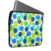 Polka-Punktmuster Laptopschutzhülle (Vorne Rechts)