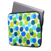 Polka-Punktmuster Laptopschutzhülle (Vorderseite Links)