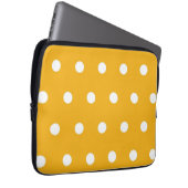 Polka-Punktmuster Laptopschutzhülle (Vorne Rechts)