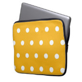Polka-Punktmuster Laptopschutzhülle (Vorderseite Links)