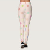 Polka-Punktmuster Leggings (Rückseite)