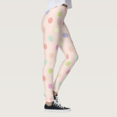 Polka-Punktmuster Leggings (Rechts)