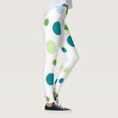 Polka-Punktmuster Leggings (Rechts)