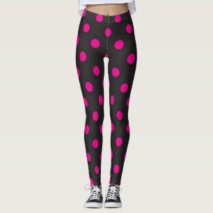 Polka-Punktmuster Leggings