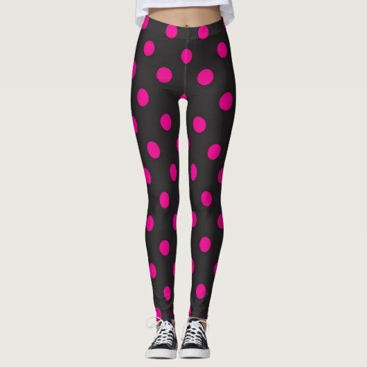 Polka-Punktmuster Leggings (Vorderseite)