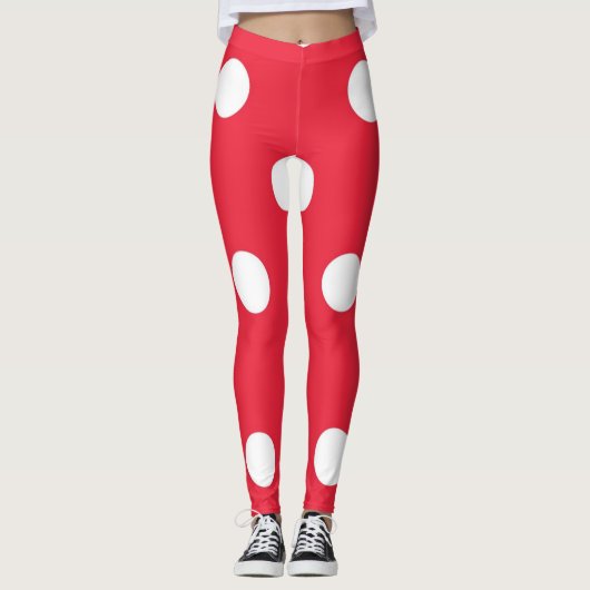 Polka-Punktmuster Leggings (Vorderseite)