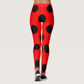 Polka-Punktmuster Leggings (Rückseite)