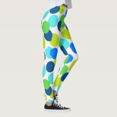 Polka-Punktmuster Leggings (Rechts)