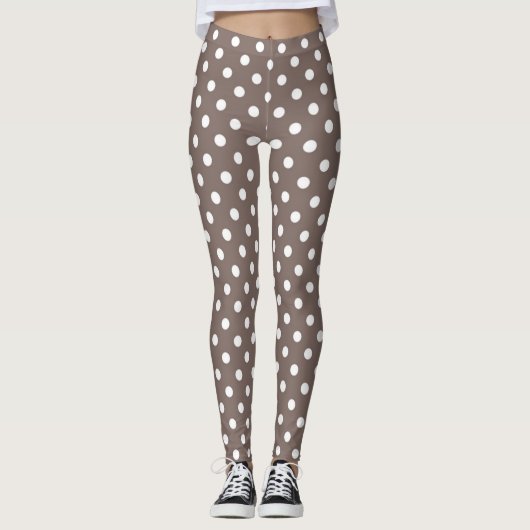 Polka-Punktmuster Leggings (Vorderseite)