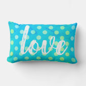 Polka-Punktmuster Lendenkissen (Vorderseite)